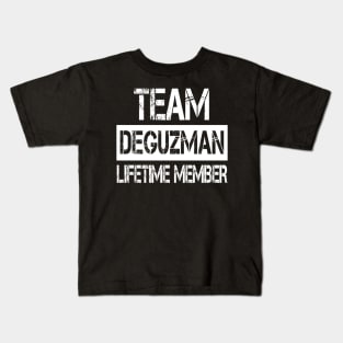 Deguzman Name - Team Deguzman Lifetime Member Kids T-Shirt